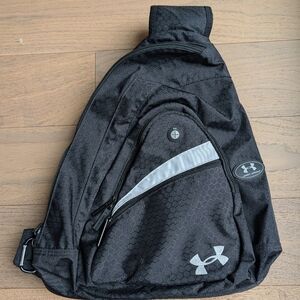 Under Armour Sling Backpack - Black - Large capacity  -EUC